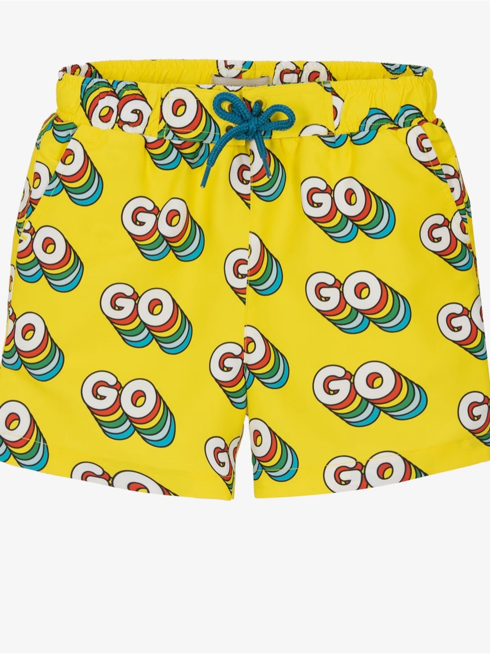 STELLA MCCARTNEY KIDS
BOYS YELLOW SWIM SHORTS